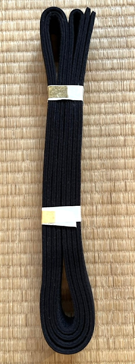 Tokyodo Black Belt Cotton Standart quality (4cm width) - Size 6 (310cm) Tokyodo