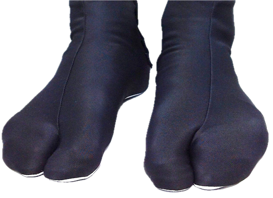 Ninja Black Stretch Polyester Tabi 5 Kohaze BujindoShop