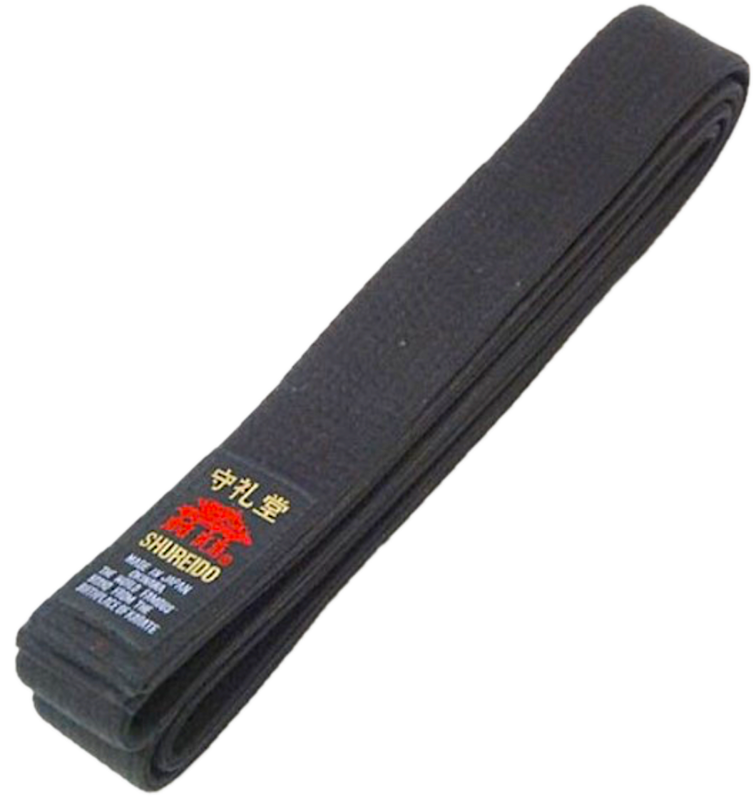 Shureido Black Belt Cotton Medium BS Size 7 (330cm) Shureido