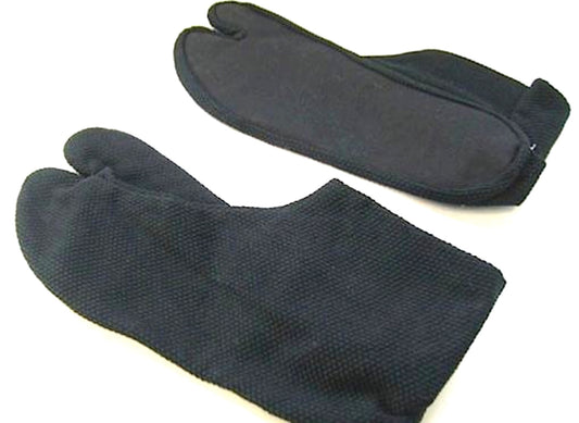 Black Cotton Sashiko Ninja Tabi Size 22.5cm Made in Japan