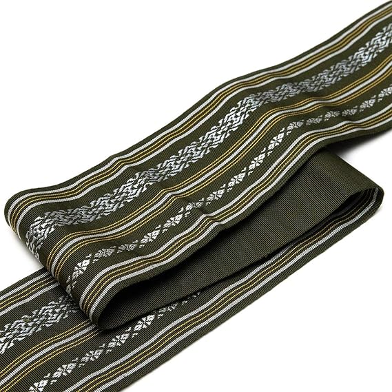 Kaku Obi Belt – Premium Japanese Silk Sash for Kimono – Made in Japan