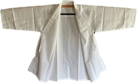 Dogi Iaido White Polyester Toray Tetrex® – Tozando – Size 4