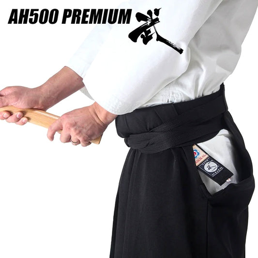 Hakama Aikido Aikikai Premium - Navy Blue (Size 28.5) | Tozando AH-500 HandMade in Japan