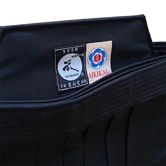 Hakama Aikido Polyester Navy Blue (Size 24) | Tozando AH-400