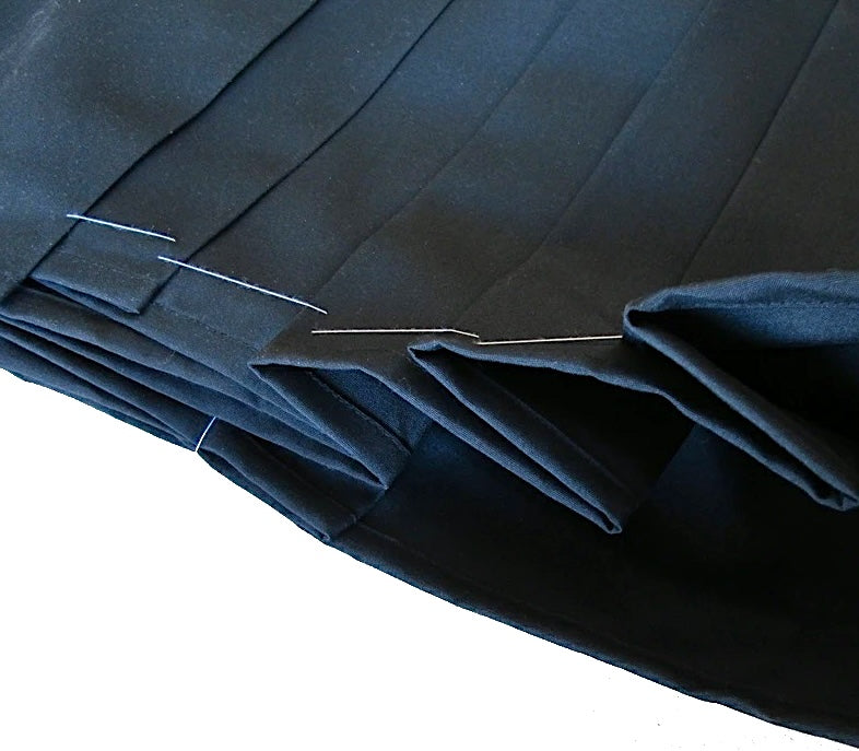 Hakama Aikido Tetron Superior - Black (Size 26) | Tozando AH-300