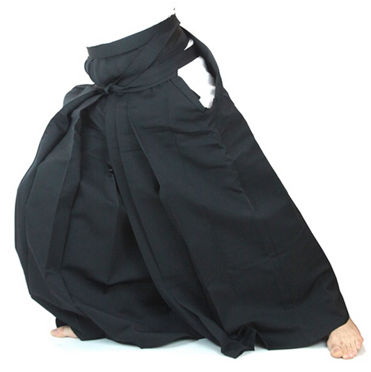 Hakama Aikido Aikikai Black (Size 25) | Tozando AH-400