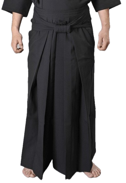 Hakama Iaido Polyester Black - Cubic Sensor - Tozando - Size 26