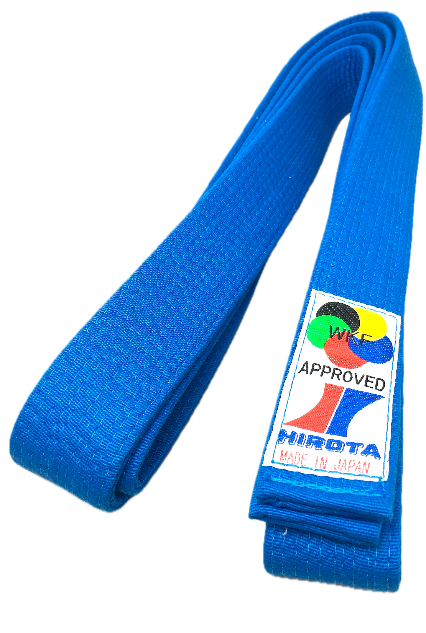 Hirota Blue Karate Belt - Kumite WKF Size 5 (280cm)