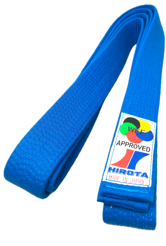 Hirota Blue Karate Belt - Kumite WKF Size 5 (280cm)