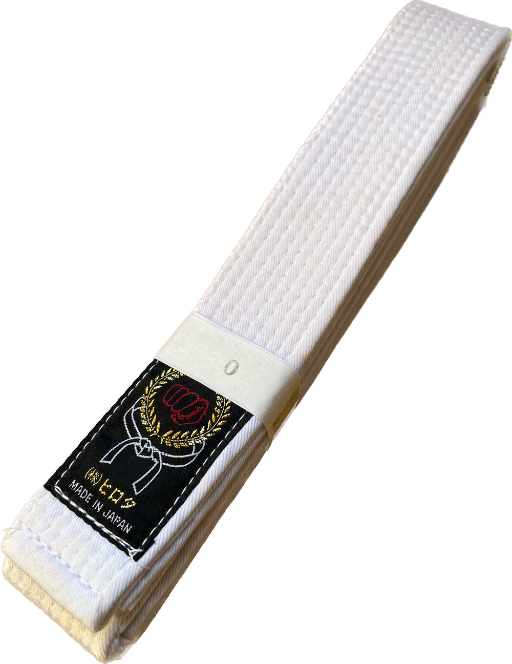 Hirota White Karate Belt Size 0 (205cm)