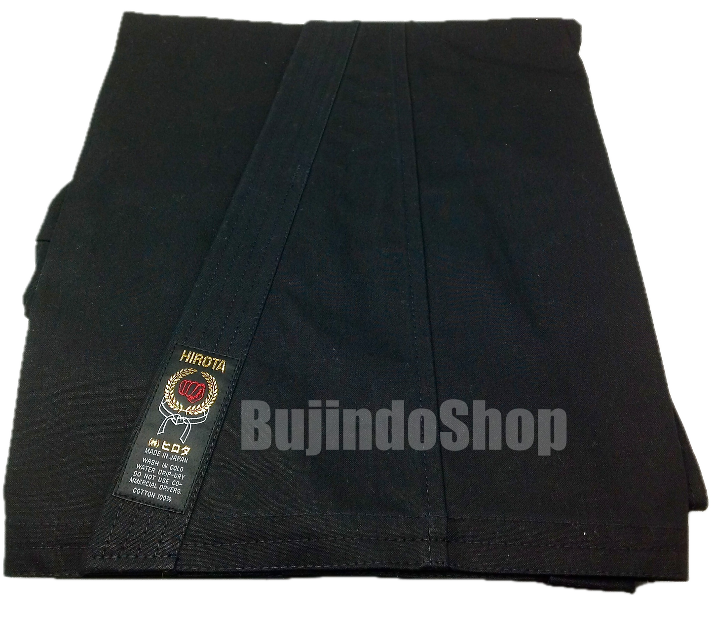 Hirota KB-11 Black Cotton Uniform, Medium-Weight