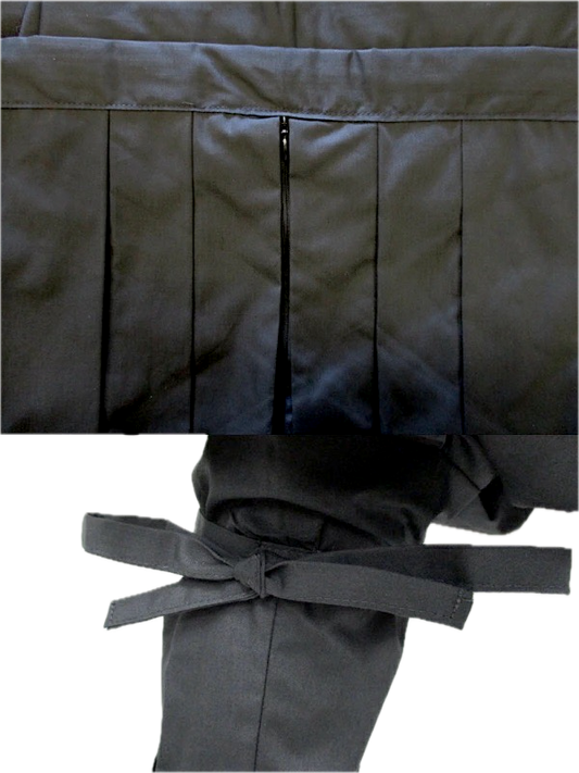 Iga Ninja Hakama Pants Tatsukebakama Black Polyester