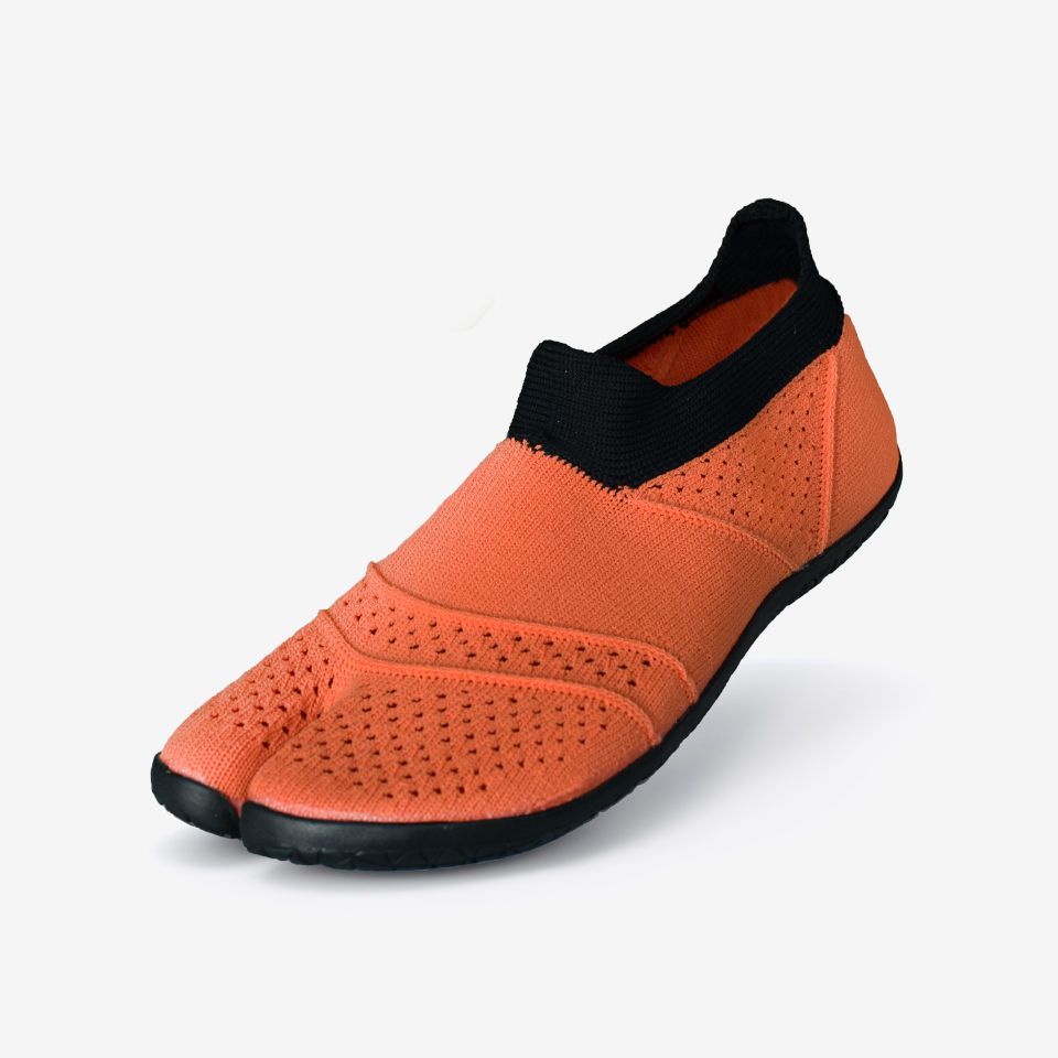 Japanese Jikatabi Hitoe Shoes – Orange Multi-Sport Fitness – Size 26cm – Made in Japan