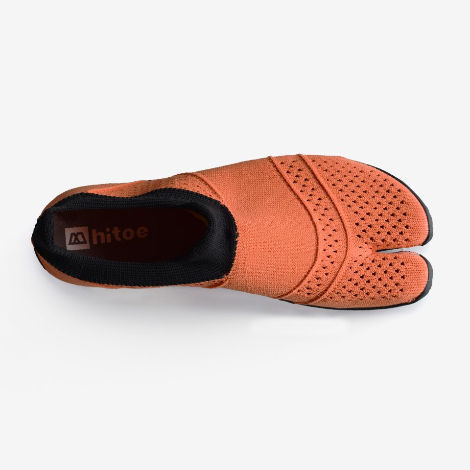 Japanese Jikatabi Hitoe Shoes – Orange Multi-Sport Fitness – Size 26cm – Made in Japan