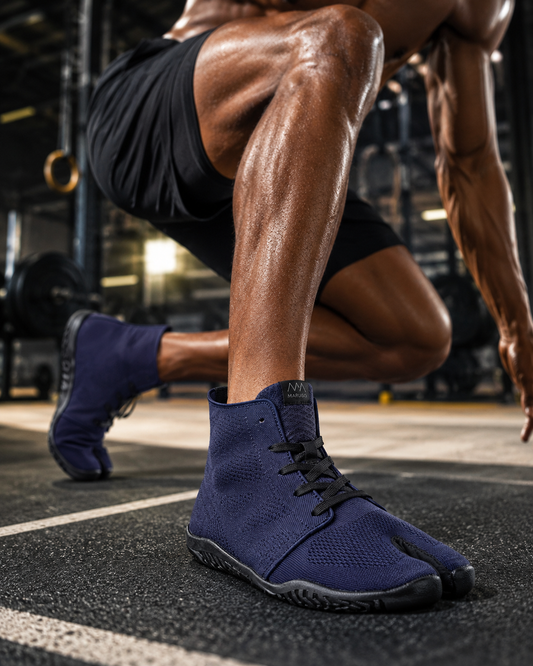 Marugo Sports Jog II Navy Blue Japanese Jika-Tabi Shoes