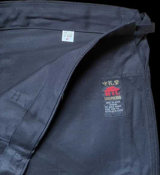 KB-11 Shureido Ninjutsu Pants Black Cotton Size 6 (190cm)
