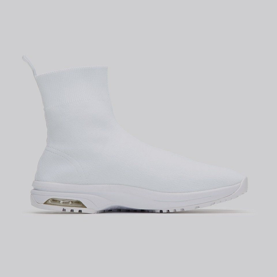 Knit Tabi Boots White