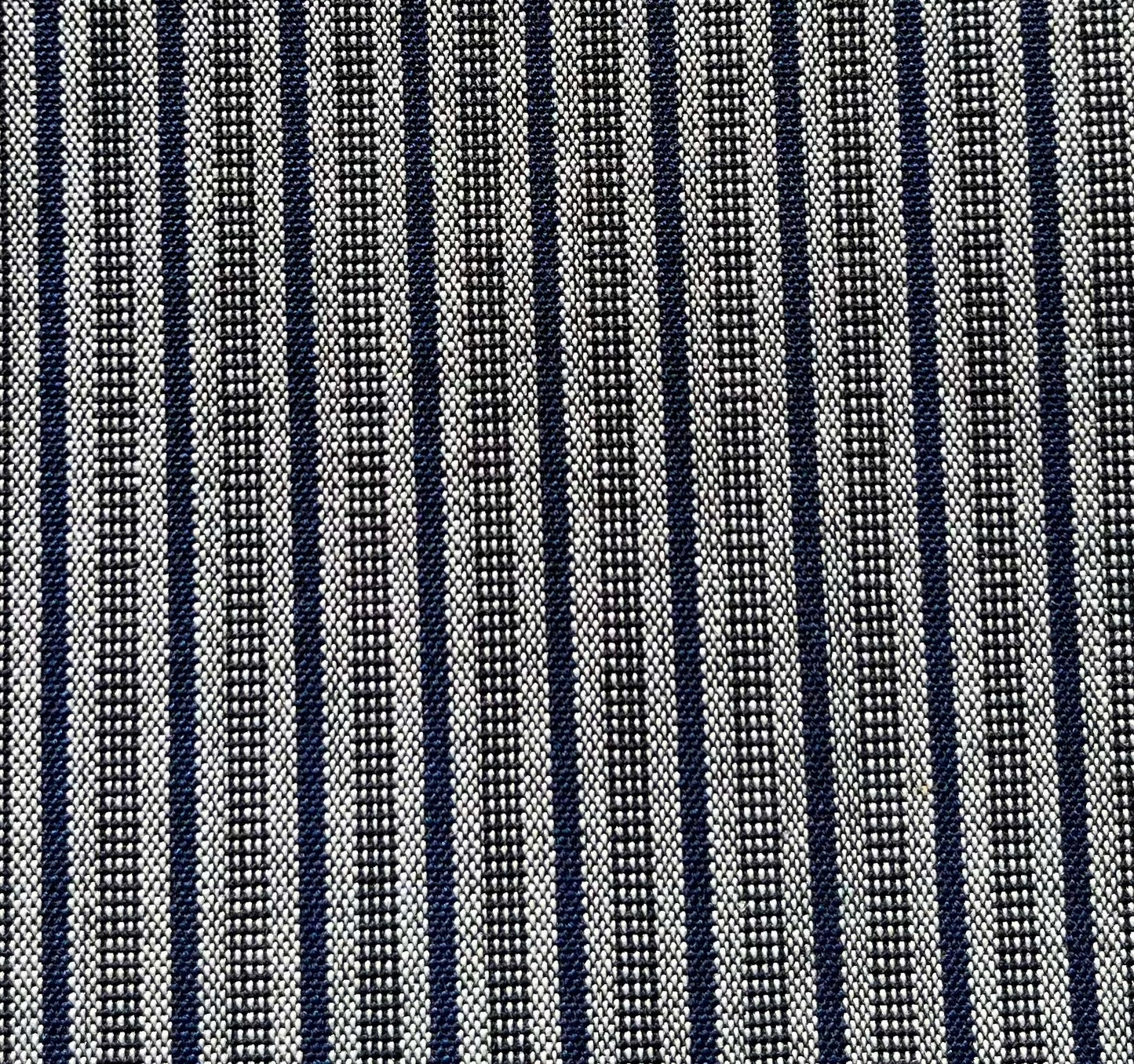 Luxe Iaido Hakama - Blue Marine Striped Shima EMBU - Tozando - Size 24