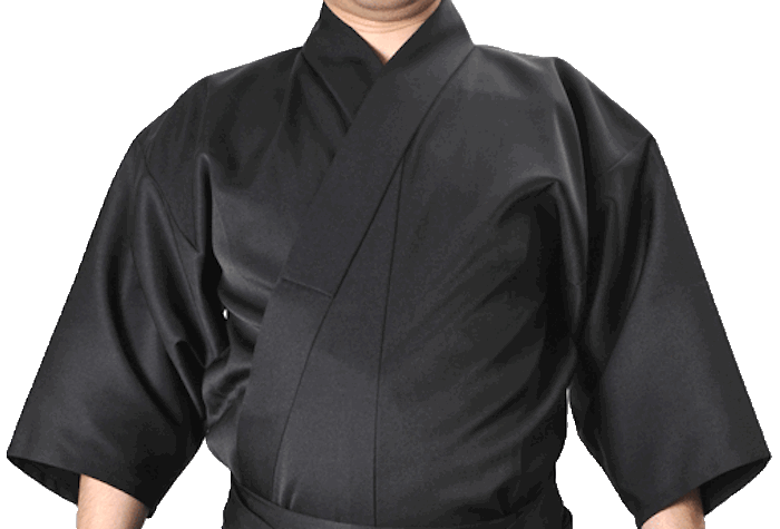 Luxury Iaido Gi Tozando – Black High-Quality Polyester – Size S