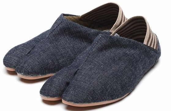 Mannen Tabi Shoes Denim Marugo