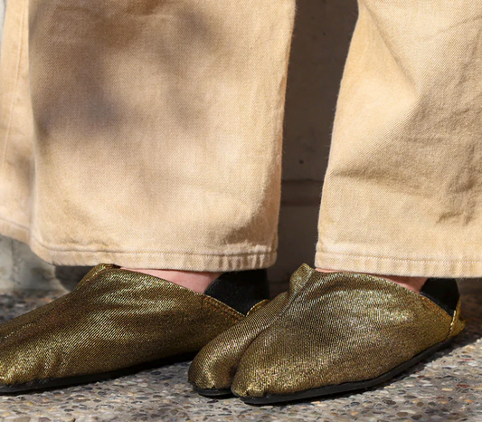 Mannen Tabi Shoes Gold Marugo