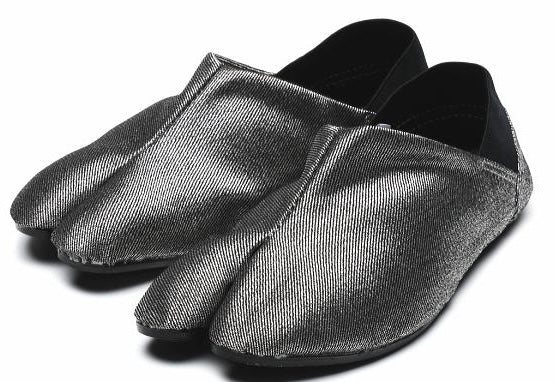 Mannen Tabi Shoes Silver Marugo