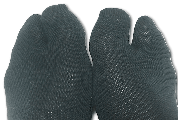 Marugo Black Cotton Ninja Tabi Socks – Made in Japan