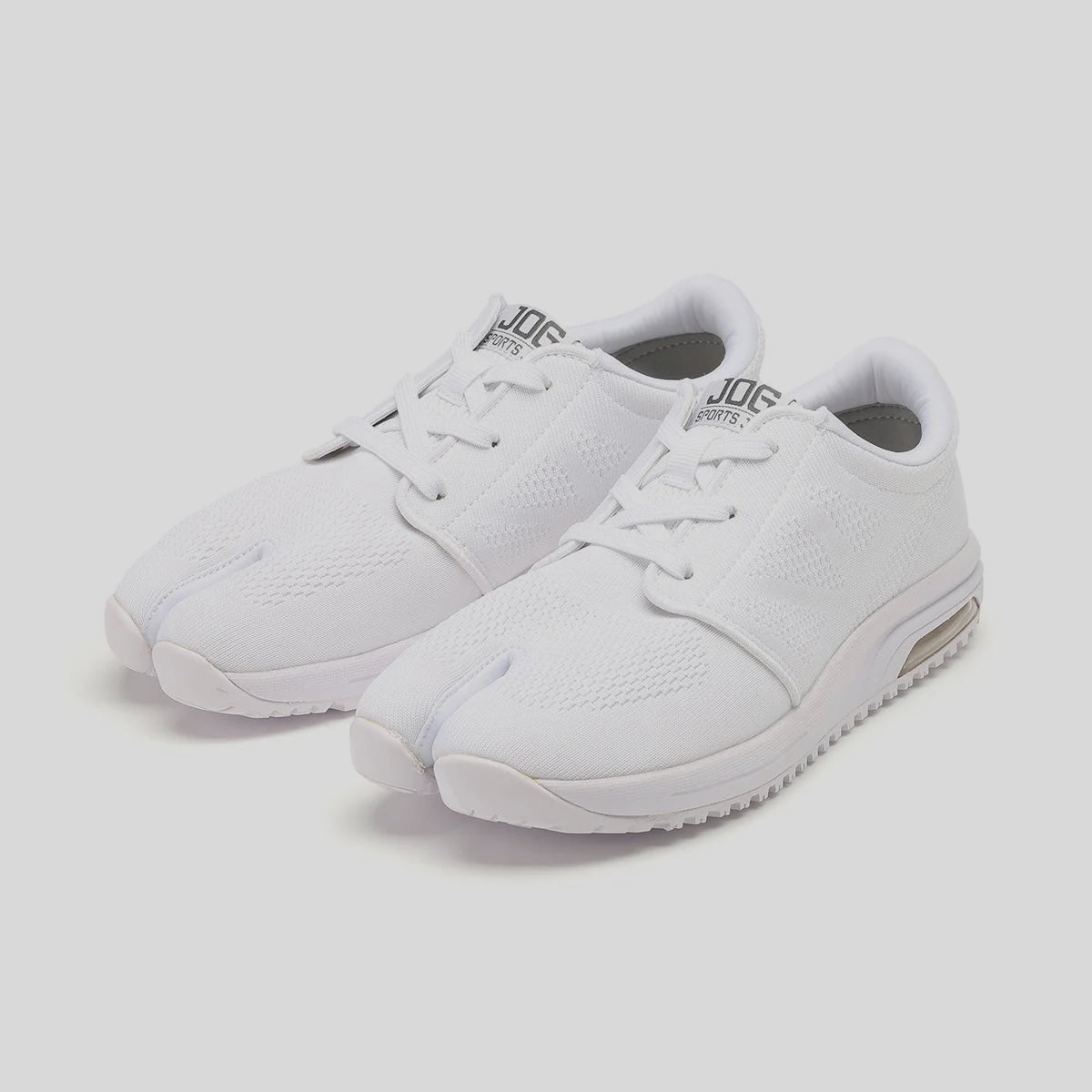 Marugo Sports Jog White Japanese Jika-Tabi Sneakers