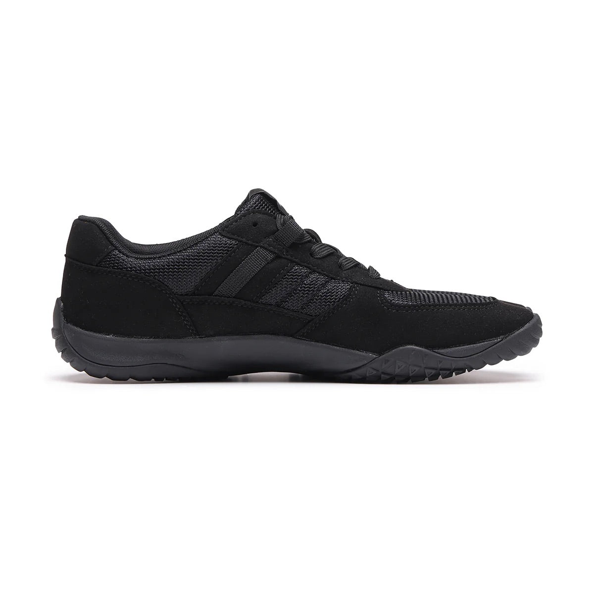 Marugo Sports Jog 3 Black Japanese Split-Toe Sneakers