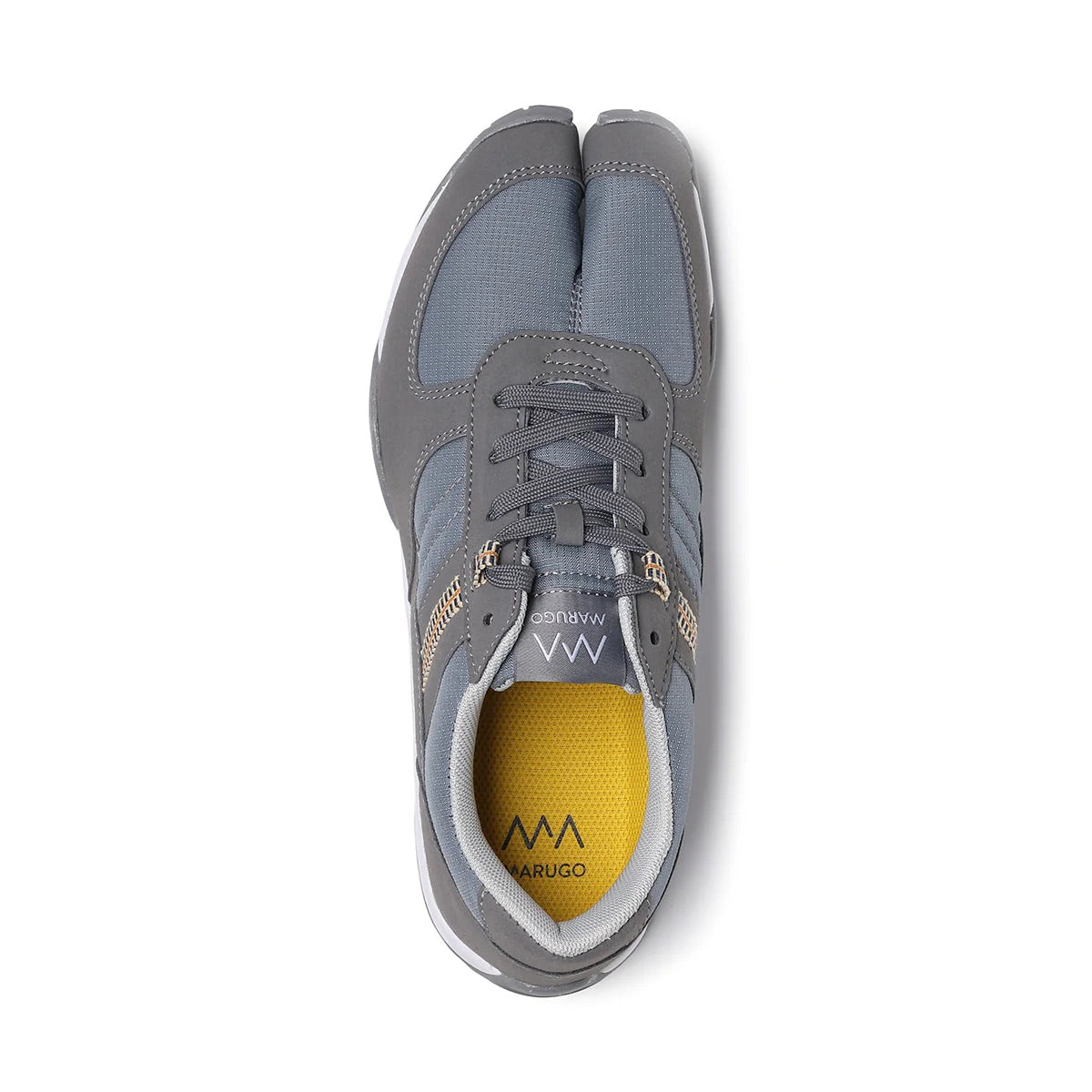 Marugo Sports Jog 3 Gray Japanese Split-Toe Sneakers