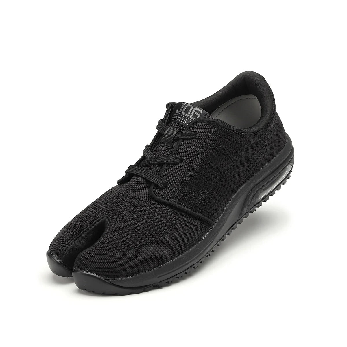 Marugo Sports Jog Black Japanese Jika-Tabi Sneakers