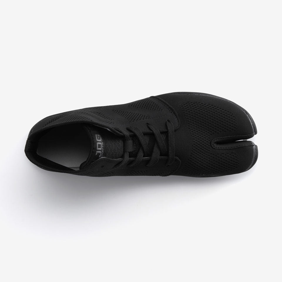 Marugo Sports Jog II Black Japanese Jika-Tabi Shoes