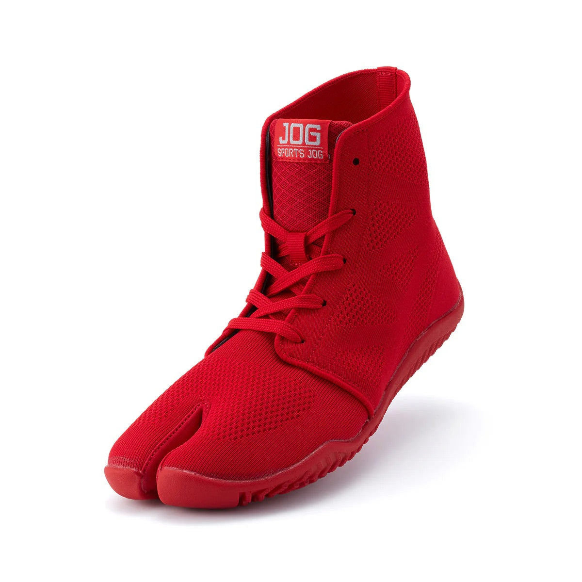 Marugo Sports Jog II Red Japanese Jika-Tabi Shoes