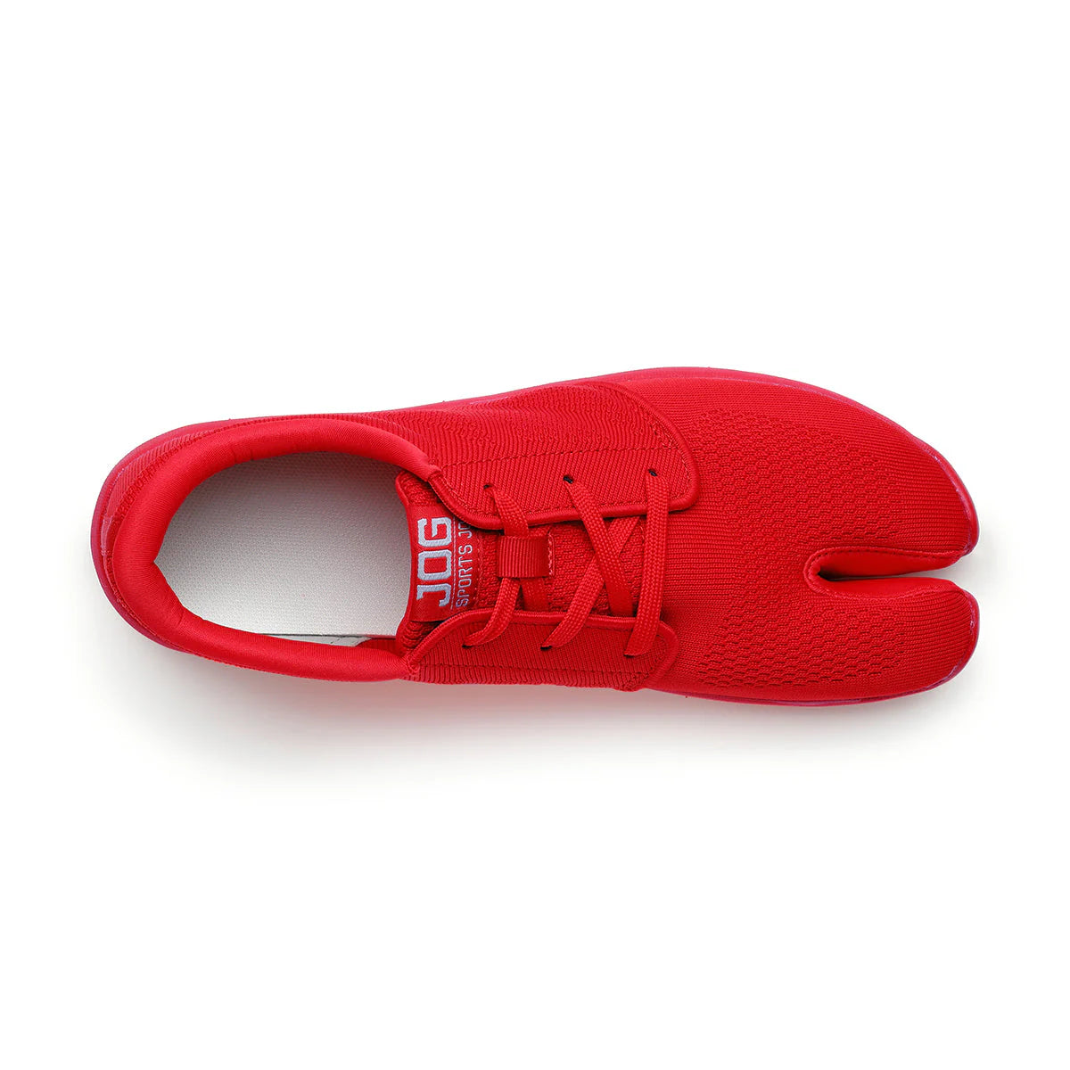 Marugo Sports Jog Red Japanese Jika-Tabi Sneakers