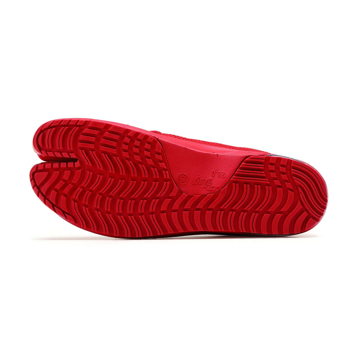 Marugo Sports Jog Red Japanese Jika-Tabi Sneakers