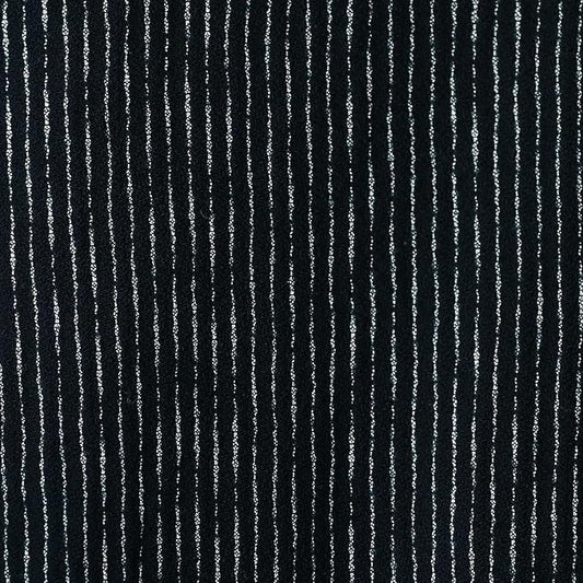 Men’s Kurume Chijimi Shirt – Black Stripes – Made in Japan