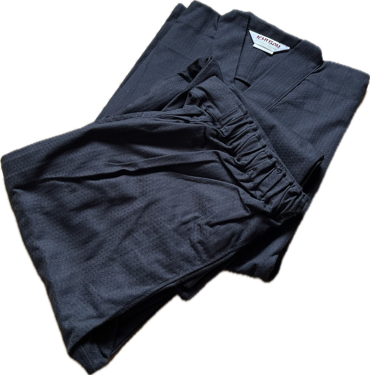 Men’s Unisex Samue – Sashiko Cotton – Black (Size S – 155cm – 165cm) – Made in Japan