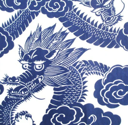 Men’s Yukata Ryu Dragon Cotton Made in Japan