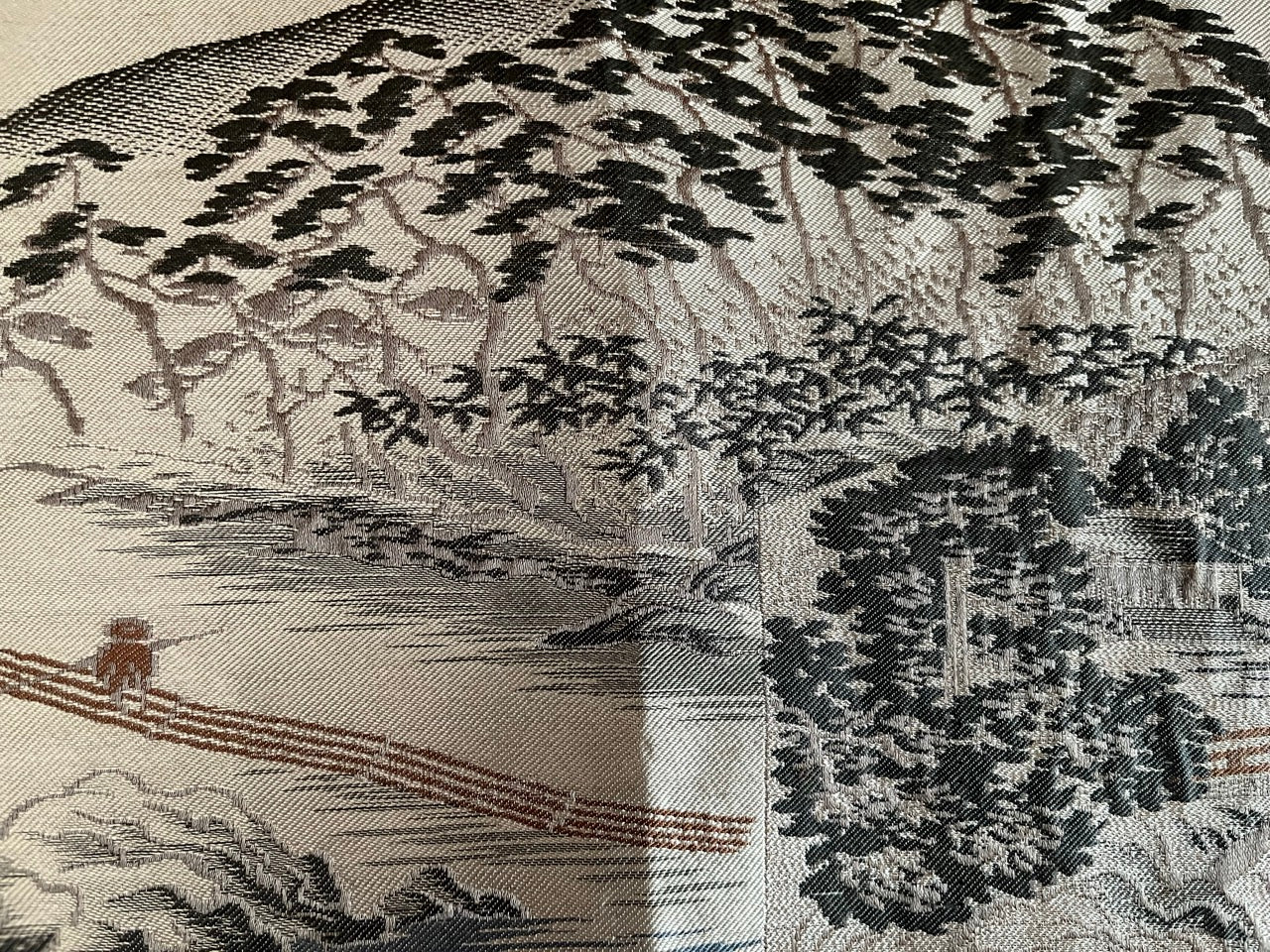 Men's Haori – Black Silk Kenkatabami Montsuki – Shinto Shrine