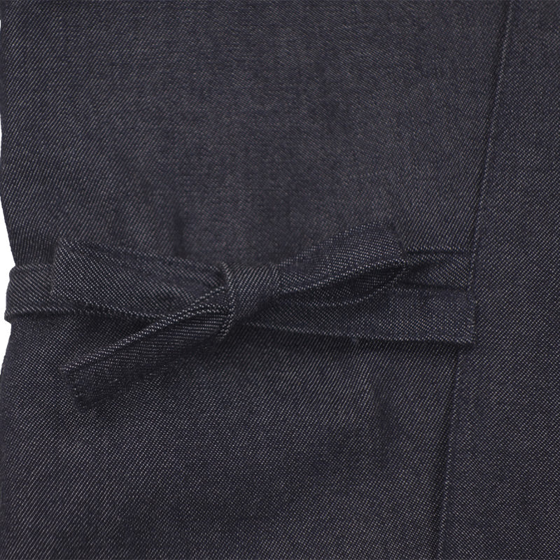 Men’s Japanese Samue Set Black Cotton Denim Workwear Made in Japan
