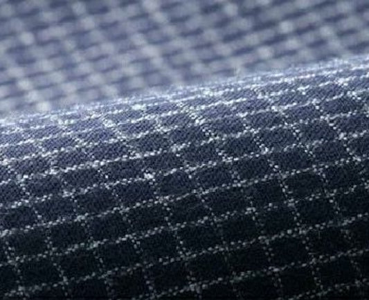 Men's Samue Bujin Ori Navy Cotton Made in Kurume Japan BujindoShop