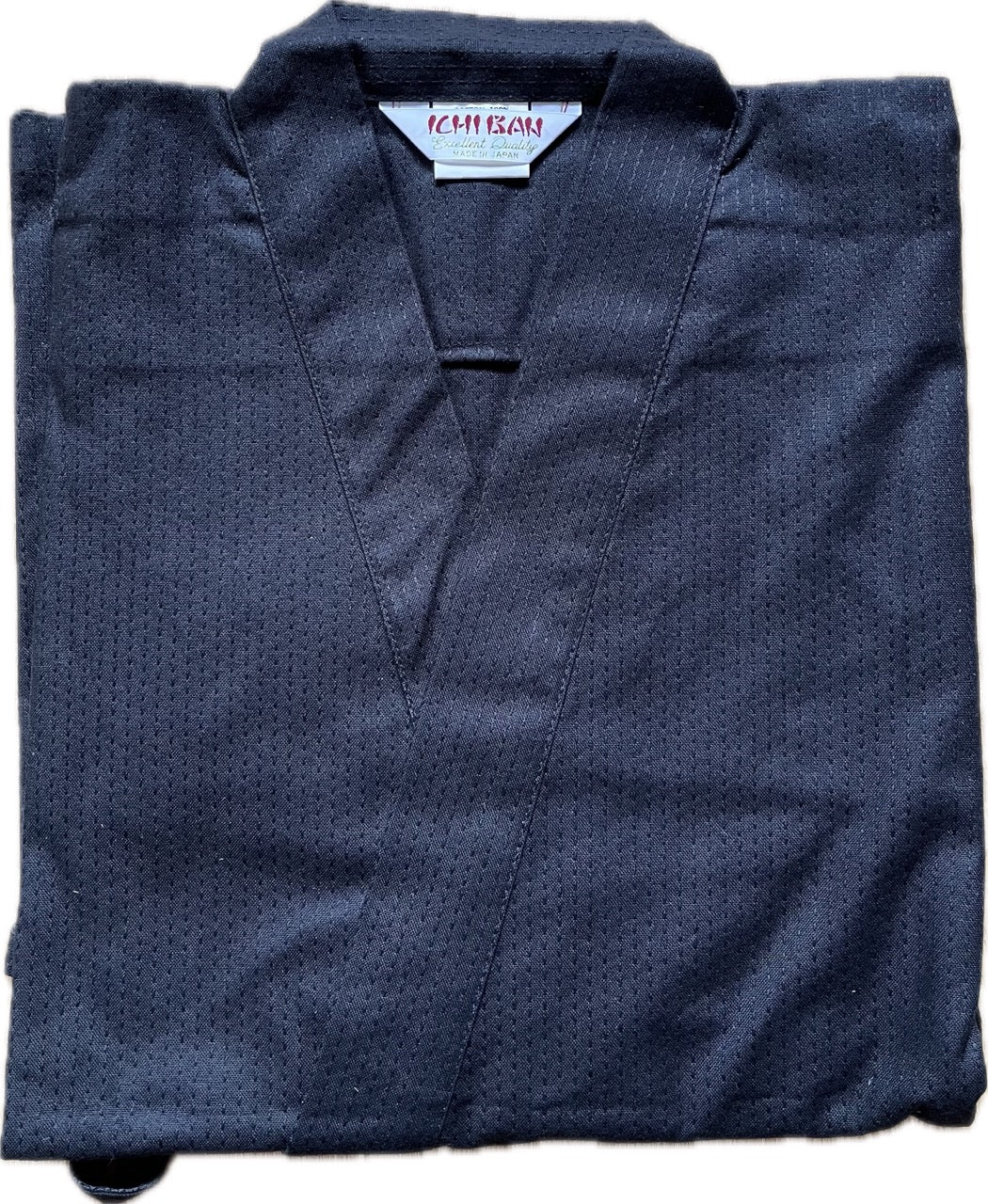 Men’s Unisex Samue – Sashiko Cotton – Black (Size S – 155cm – 165cm) – Made in Japan