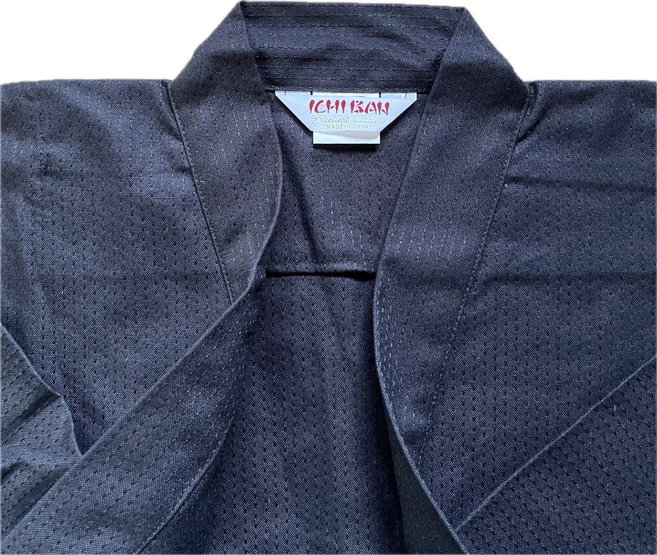 Men’s Unisex Samue – Sashiko Cotton – Black (Size S – 155cm – 165cm) – Made in Japan