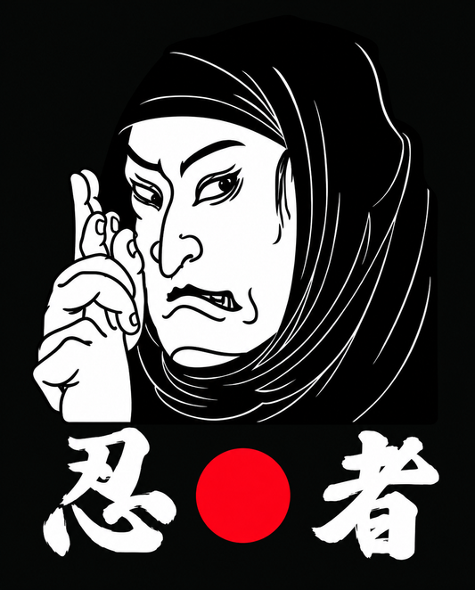 Ninja Kuji Kiri Goshin Ho T-Shirt – Black