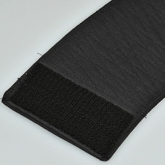 Ninjutsu Tekkou Orizashi Black Cotton Arm Guard Magic Tape (5 or 7 Kohaze)