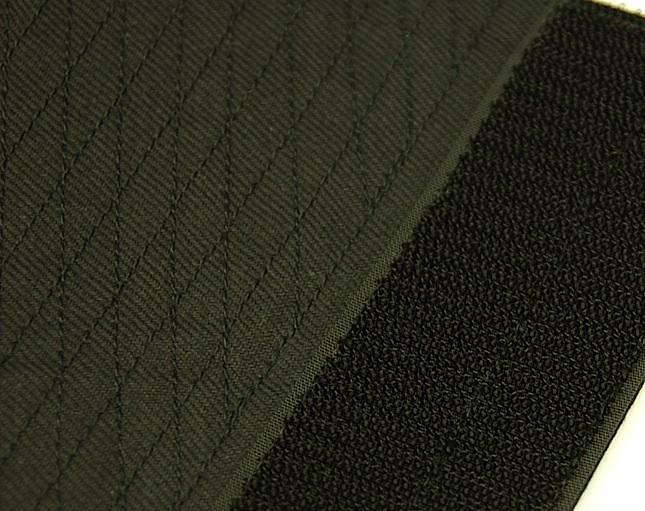 Ninjutsu Tekkou Orizashi Black Cotton Arm Guard Magic Tape (5 or 7 Kohaze)