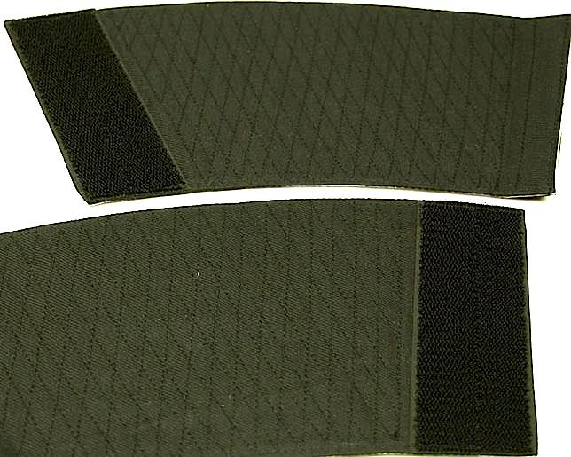 Ninjutsu Tekkou Orizashi Black Cotton Arm Guard Magic Tape (5 or 7 Kohaze)