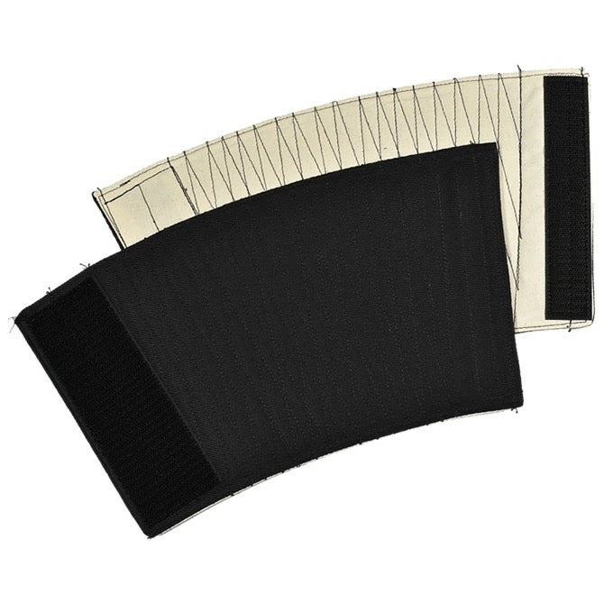 Ninjutsu Tekkou Orizashi Black Cotton Arm Guard Magic Tape (5 or 7 Kohaze)