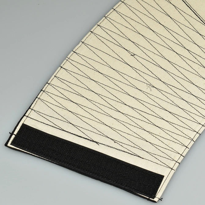 Ninjutsu Tekkou Orizashi Black Cotton Arm Guard Magic Tape (5 or 7 Kohaze)