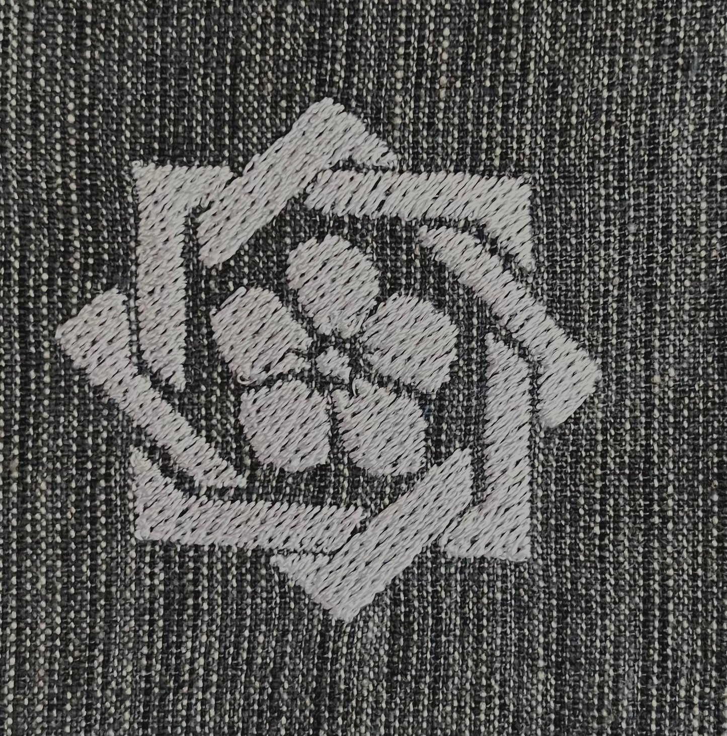 Traditional Samurai Hangi Jacket Ryoma Sakamoto Cotton Gray Size 2L HandMade in Japan